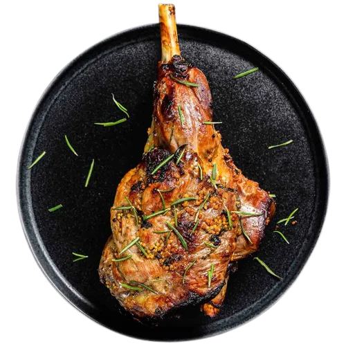 Braised Lamb Shank, Nigerian dish from Fork in Nigeria