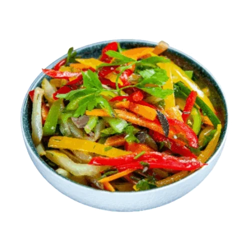 Plate of Sautéed Veggies, Nigerian dish from Fork in Nigeria